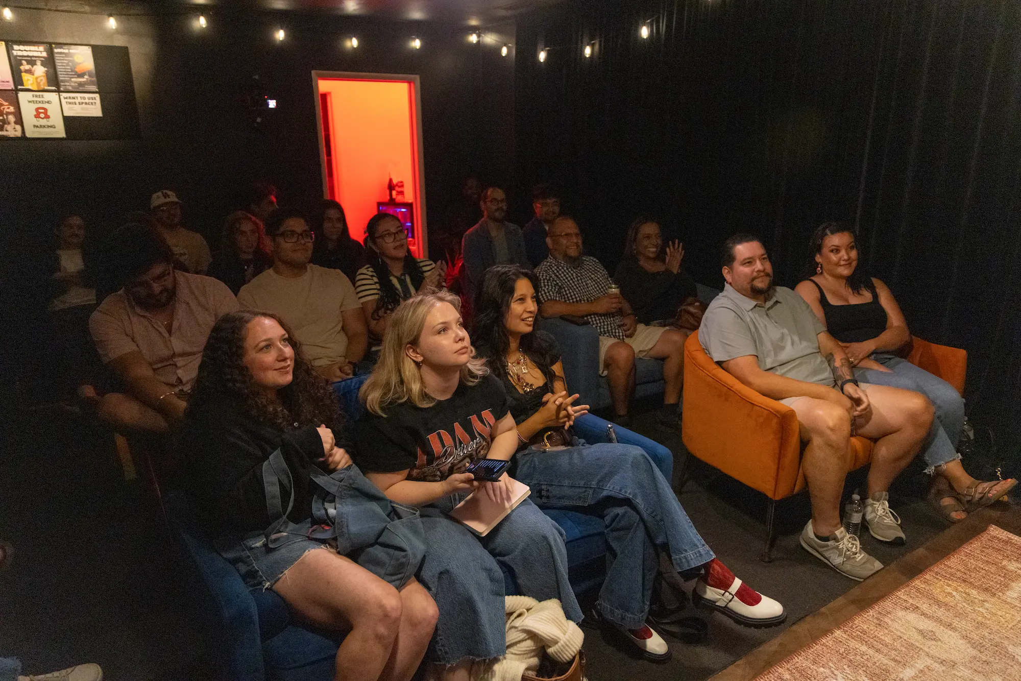 The audience at Badger and Jam